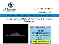 Total Health Chiropractic website screenshot