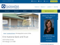 Screenshot for https://www.bankatfirstnational.com/locations/winnebago-bank-location/