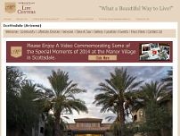 The Manor Village website screenshot