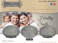 Johnson Larsen Family Dentistry website screenshot