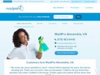 MaidPro website screenshot