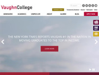 Screenshot for http://www.vaughn.edu
