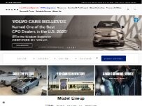 Website Screenshot Volvo Cars Bellevue