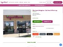 Website Screenshot Yogurtland Rowland Heights
