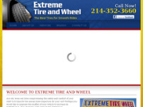 Extreme Tire & Wheel website screenshot