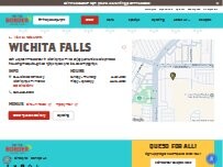 Website Screenshot On The Border Mexican Grill & Cantina