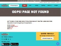 Website Screenshot On The Border Mexican Grill & Cantina