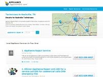 Screenshot for www.applianceappointment.com