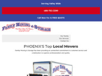 Family Moving And Storage website screenshot