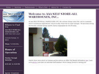 AAA Self Store-All Warehouses, inc website screenshot