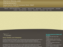 Dayton Dental & Orthodontics website screenshot