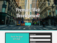 Premier Web Development website screenshot