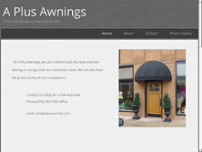 Screenshot for http://www.aplusawnings.com