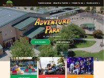 Website Screenshot Visalia Adventure Park