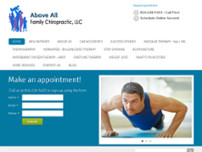 Above All Family Chiropractic, LLC website screenshot