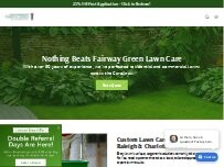 Website Screenshot Fairway Green