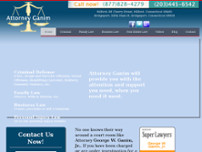 Attorney George W. Ganim, Jr. website screenshot