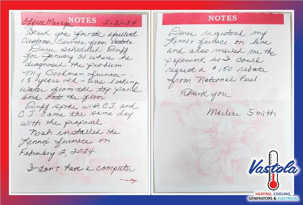 Images Vastola Heating & Cooling