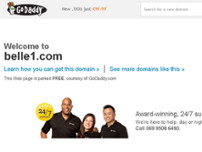 BELLE-1 Racing Communications website screenshot