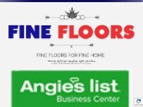 Website Screenshot Fine Floors
