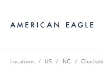 Website Screenshot American Eagle & Aerie