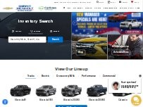 Website Screenshot Denny Menholt Chevrolet