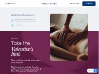 Website Screenshot Hand & Stone Massage and Facial Spa