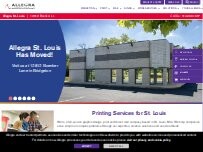 Website Screenshot Allegra St. Louis