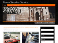 Alamo Wrecker Service website screenshot