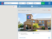 Motel 6 Indianapolis - Airport website screenshot