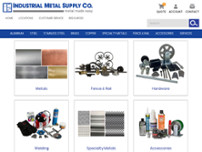 Industrial Metal Supply - Los Angeles website screenshot