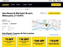 Website Screenshot Meineke Car Care Center