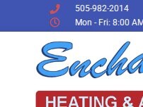 Website Screenshot Enchantment Refrigeration LLC