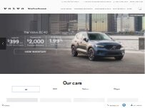 Website Screenshot Volvo Cars Cincinnati