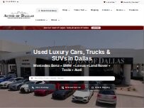 Website Screenshot Autos of Dallas