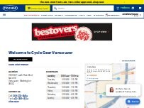 Website Screenshot Cycle Gear