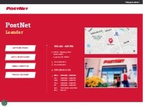 Website Screenshot PostNet