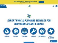 Website Screenshot Cool Air Mechanical