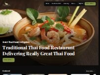 Website Screenshot Bangkok Garden Asian Cuisine