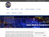 STATE MEDICAL EQUIPMENT LLC website screenshot