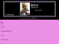 BENJI DESIGNS, INC. website screenshot