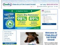 Chem-Dry of the Grand Strand website screenshot
