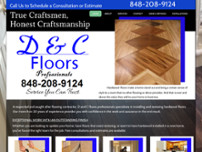 D & C Floors Professionals website screenshot