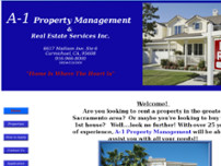 A-1 Property Management website screenshot