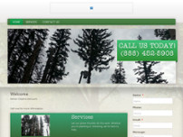 Dad's Tree Service website screenshot