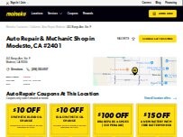 Website Screenshot Meineke Car Care Center