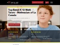 Website Screenshot Mathnasium