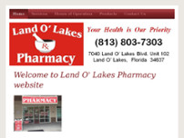 Screenshot for http://www.landolakespharmacy.net/