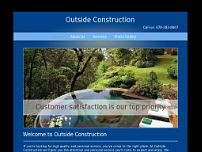 Outside Construction website screenshot