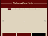 Screenshot for http://www.cadenzamusiccenter.com/